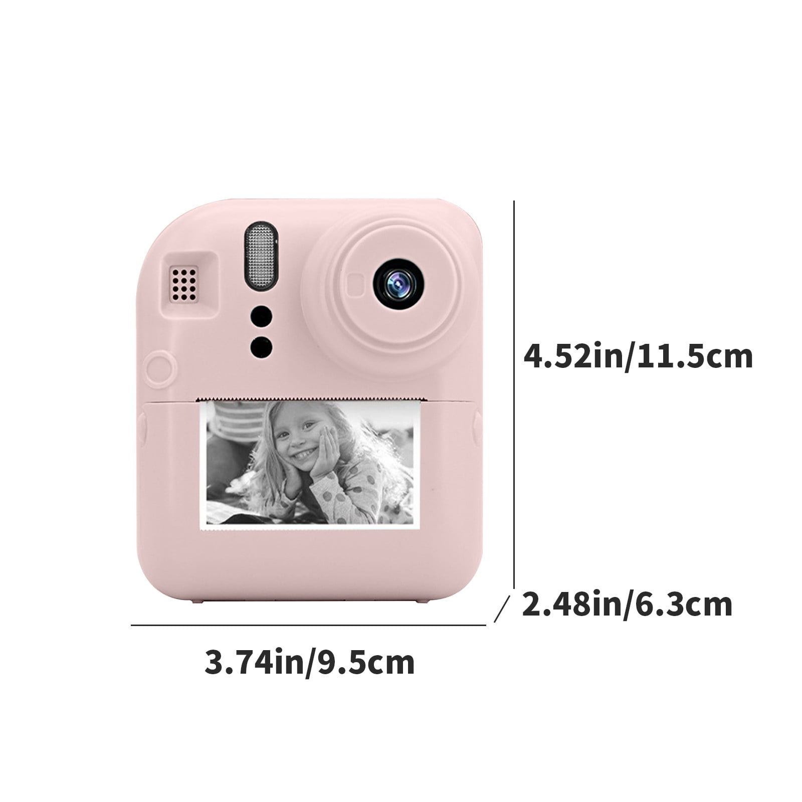 Portable 1080P High Definition Digital Video Camera, DV Camcorder HD Image, LCD Screen, Photo Shooting/Video Recording/Instant Printing, 1000mAh Battery and USB Charging