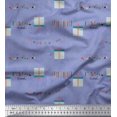 thumbnail image 1 of Soimoi Japan Crepe Satin Fabric Gift Box & Hanging Ribbons Party Fabric Prints By Yard 42 Inch Wide, 1 of 3