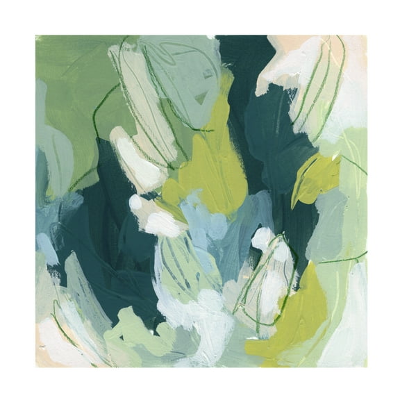 June Erica Vess 'Emerald Storm I' Canvas Art