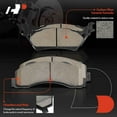 thumbnail image 3 of A-Premium Front & Rear Ceramic Disc Brake Pads Set Compatible with Select Ford Models - For F-150 2012-2020 with Hardware 8 Pcs, 3 of 9