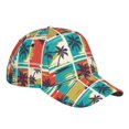 thumbnail image 3 of Balery Baseball Cap Adjustable Size for Running Workouts and Outdoor Activities All Seasons Dad Hat(Colorful Hawaii Palms), 3 of 9