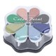 thumbnail image 1 of Tampon encreur à base d'eau, 8 couleurs, motif pétale, pour impression manuelle, pour papier ordinaire (1023 Boardwalk), 1 of 4