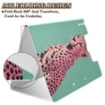 thumbnail image 2 of FORMRS A4 Clipboard Folder with Pen Holder Horizontal Foldable School Office Binder, Big Pink Cheetah, 2 of 9