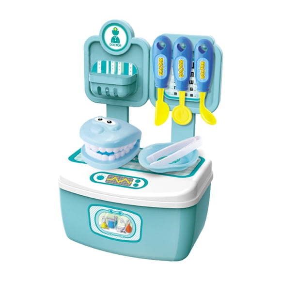 SIYTUAU Childrens Diy Toy Sets Doctors Toy Set Pretend Play Set Doctors Play Set Birthday Gifts For Boys Girls Aged 3 4 5 6 7 8 Blue Plastic Pretend Play Toy Doctor Set For Kids