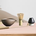 thumbnail image 3 of 4x de Matcha Japonés Accs con Cuenco de Cerámica Tradicional Multiusos con Soporte Profesional con Cucharilla para l Principiante B BLESIY batidor de matcha, 3 of 4