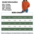 thumbnail image 3 of Women's Off Shoulder Knit Sweater Casual Loose Fit Long Sleeve Pullover Top, White Cable Knit Jumper, 3 of 5