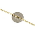 thumbnail image 4 of Genuine 10K Yellow Gold Figaro Chain 3.5mm Necklace High Polished 22 Inches, 4 of 6