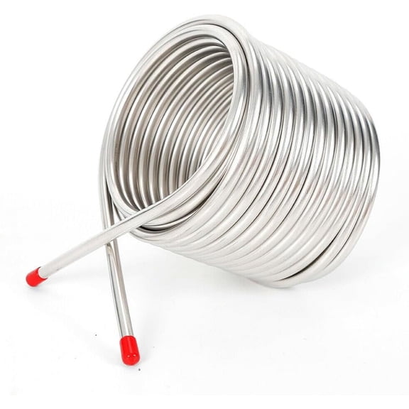 Cooling Coil Pipe, Stainless Steel Immersion Wort Chiller Cooling Coil Pipe for Home Brewing
