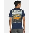 thumbnail image 2 of Chevrolet Camaro Men's & Big Men's Mineral Washed Graphic Tee, Sizes S-3XL, 2 of 5