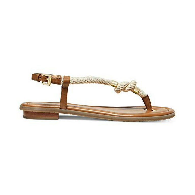 MICHAEL Michael Kors Womens Holly Rope Ankle Thong Sandals