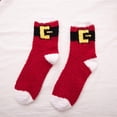 thumbnail image 2 of NMMUED Christmas Slipper Socks Christmas Gifts for Women Thick Socks Fuzzy Socks Christmas Womens Crew Socks Xmas Gifts for Women Thick Fuzzy Socks Yellow One Size, 2 of 3