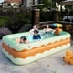 thumbnail image 4 of Piscina inflable de 3 capas, plegable, de PVC, para interior, color naranja, 1,3 m, 4 of 14