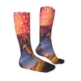 thumbnail image 3 of Fotbe Lantern Giraffes Magical Forest print Women's Men's Novelty Crew Socks Cotton Socks Knee High Socks for Walking,Running,Nurses,Pregnancy, 3 of 8