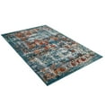 thumbnail image 5 of RUGSOTIC CARPETS MACHINE MADE HEATSET POLYPROPYLENE AREA RUGS - 9'x12', Rectangle, Blue, Classic Oriental Traditional , High Pile Machine Made Area Rugs for Living Room, Bed Room (M00038), 5 of 7