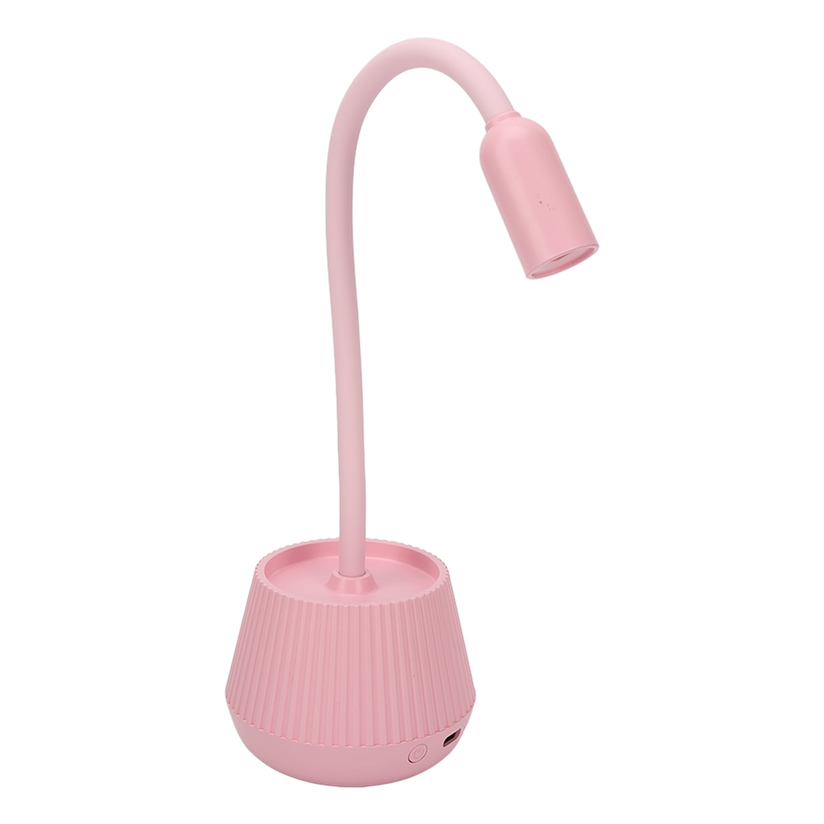 Gooseneck UV Nail Light Fast Drying 2 Gears Timing Gooseneck Manicure Table Lamp for Beauty Salon Pink