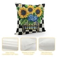 thumbnail image 4 of Nawypu  Fall Sunflower Pillow Covers,Black Buffalo Plaid Throw Pillow Cover,Autumn Farmhouse Sunflower Throw Pillow Cases Decor for Home Decor Pillow Cushion Cases for Sofa Bed Patio, 4 of 5