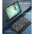 thumbnail image 4 of KOMI Case for Samsung Galaxy Tab A9+/A9 Plus 11 Inch 2023, Slim Lightweight Stand Hard Back Shell Protective Cover for All-New Galaxy Tab A9+ Tablet SM-X210/X216/X218, Black Notebook, 4 of 5