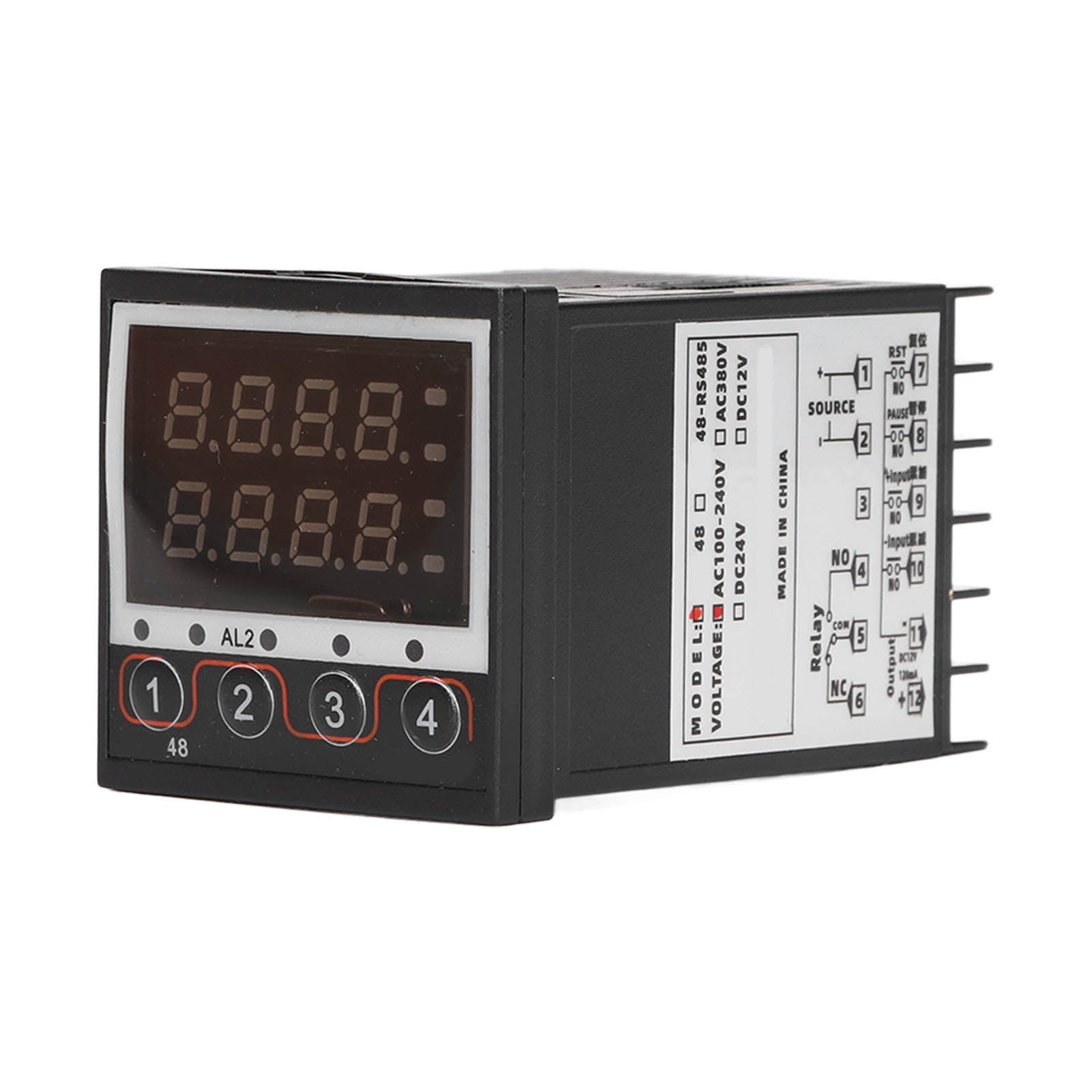 Digital Timer Counter, 4 Digit High Definition Display Multi Function