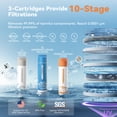 thumbnail image 3 of NatureFlow F4 2nd Countertop RO Water Filter, 10-Stage Filtration, Alkaline Mineral Water, Instant Hot Water, 5 Temp Settings, 4:1 Low Waste, No Installation for Home Kitchen, 3 of 8