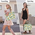 thumbnail image 6 of Large Capacity Tote Bag,Yellow Lemon Fruit Flowers White Pattern Handbag Fashion Luxury Tote Bag,15.7"x13"x 5.1" Inches,Laptop Compatible, 6 of 6
