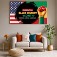 thumbnail image 5 of Patriotic Design Black History Month Banner African American Celebration Flag Theme for Educational Events Community Gatherings Cultural Celebrations, 5 of 8