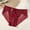 Wine, variant on RKSTN Lace Underwear Women Thongs for Women T Back Crotchless Panties Solid Color Low Rise Cheeky Underwear for Women (Blue ,L)
