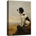 thumbnail image 6 of Canvas Print Vintage Style Dog Portrait Wall Art Classic Animal Decorative for Living Room Bedroom - 16"x24", 6 of 8