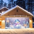 thumbnail image 4 of Riforla Holiday Cheer Garage Festive Christmas Banner with Bright Colors Festive Design Perfect for Auto Enthusiasts Home Garages Easy Hanging Durable Material Flags Banners Accessories B, 4 of 4