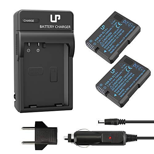 EN-EL14 EN EL14a Battery Charger Pack, LP 2-Pack Battery & Charger