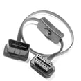 thumbnail image 2 of Speravity Cable de extensión OBDII automático de goma, repuesto de protección para vehículo automotriz, accesorios de línea de cable de 16 pines con Herramientas de reparación de automóviles Speravity VI017722-00B, 2 of 6