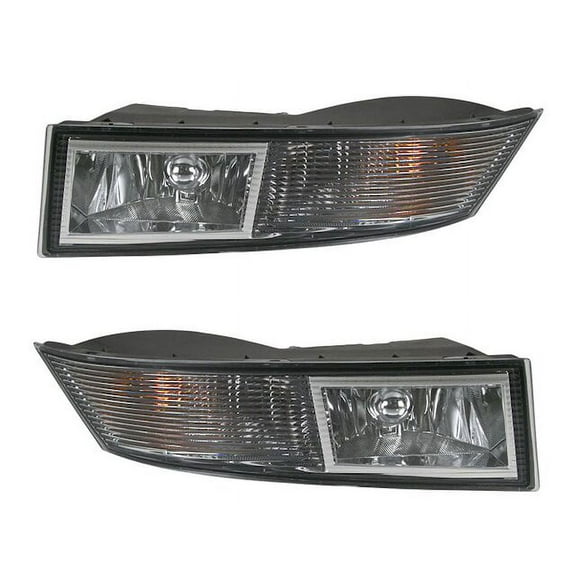 Fog Light Set 2 Piece - Compatible with 2007 - 2014 Cadillac Escalade 2008 2009 2010 2011 2012 2013