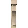 thumbnail image 2 of Ekena Millwork 8"W x 44"D x 44"H Westlake Block Rough Sawn Bracket w/ Offset Brace, Douglas Fir, 2 of 25