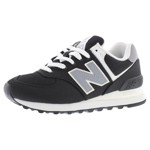 New Balance 574 V2 Extra Wide Boys Shoes Size 7, Color: Black/Chromatic Yellow