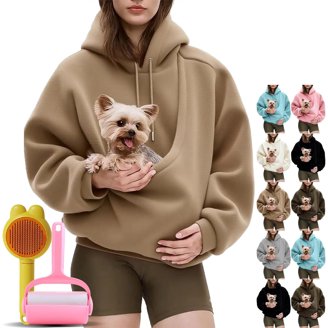 Sweat à Capuche Avec Poche Pour Chien Kokopaws - Polaire Douce, Unisexe, Lavable