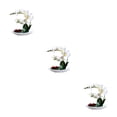 thumbnail image 2 of Matsuzay Orquídeas artificiales Plantas de flores falsas Hermoso arreglo vivo Type1 NO1, 2 of 6
