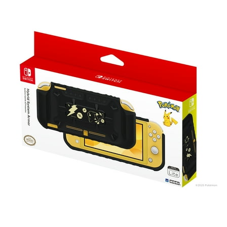 Hori - NSW Lite Black and Gold Pikachu Hybrid System Armor