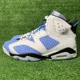 thumbnail image 2 of Ni - ke Ni - ke Air Jordan 6 Retro UNC White 2022 Size 12 Mens (CT8529410) University Blue, 2 of 5