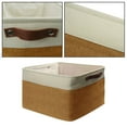 thumbnail image 4 of Papelera organizadora plegable con , para estantería de guardería, armario, ligera, multiusos, premium, fácil de llevar, ahorra espacio, fácil de Marrón Macarena Compartimientos de almacenaje, 4 of 8