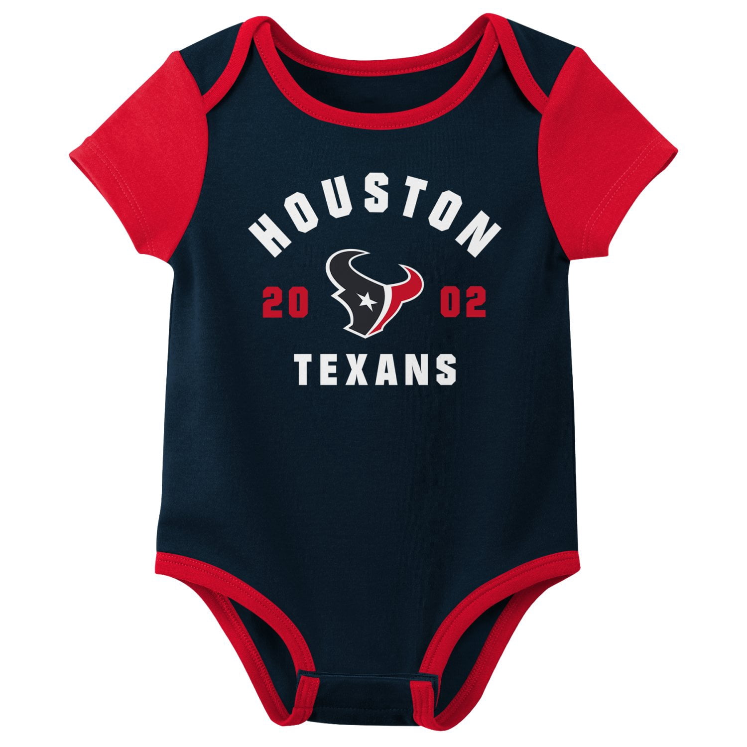 HOUSTON TEXANS NFL Infant Boys 3 Pack Onesie Game Day Fan Apparel