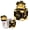 Black Gold Tossing Caps, variant on Vivcore Graduation Decorations 2026 Money Box Class of 2026 Card Holder with Bags Congrats Grad Party Decor Black Gold Doctor Hat