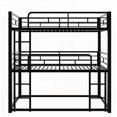 thumbnail image 2 of [Sturdy & Space Saving] Restonic Bunk Bed Featuring Metal Slats & Guard Rails, 2 of 8