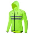 thumbnail image 2 of Amdohai Men Windproof Hooded Cycling Jacket Breathable High Visibility Reflective Bike Bicycle Riding Sports Coat Jacket, 2 of 7