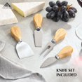thumbnail image 3 of LAH Kitchen Large Charcuterie Board Gift Set w Accessories - Insulated Travel Bag Charcuterie Trays - Cheese Board for Wedding Gifts & Bridal Shower Gifts - Holiday Cheese Set - 15.6” x 11” x 0.6”, 3 of 6