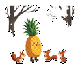 thumbnail image 3 of Cartoon Pineapple Theme Stickers, Waterproof Pineapple Theme Sticker for Water Bottle Laptop Phone Cases Planner Skateboard Luggage Helmet Party Favor Decor, Ideal for Adults Teens Teacher Rewards, 3 of 9