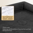 thumbnail image 3 of Cama ortopédica impermeable para perros Casa Paw 91x69 cm negra, 3 of 9