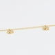 thumbnail image 5 of Hermosa Pulsera Dijes Flor Swarovski Para Dama Oro 14K Lam dorado Unitalla, 5 of 7