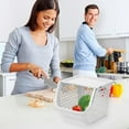 thumbnail image 4 of Openpig Plastic Stackable Storage Bins for Pantry - 2 Pack Stackable Bins For Organizing Food, Kitchen, and Bathroom Essentials, 4 of 6