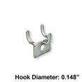 thumbnail image 1 of Azar 700017 Metal Prong Hook, 20-Piece Set, 1 of 4