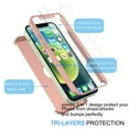 thumbnail image 4 of iPhone 12 Pro / iPhone 12 Mini / iPhone 12 Pro Max Case, Tekcoo [T360] 12 Mini Case W/[Tempered Glass Screen Protector] Ultra Thin Full Body Dual Layers Hard Slim Plastic Phone Cover, 4 of 9
