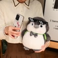 thumbnail image 3 of Soft Fat Penguin Plush Toy Cute Penguin Doll Soft Birthday Gift For Girls Companion Gift Interesting Plush Toy, 3 of 7